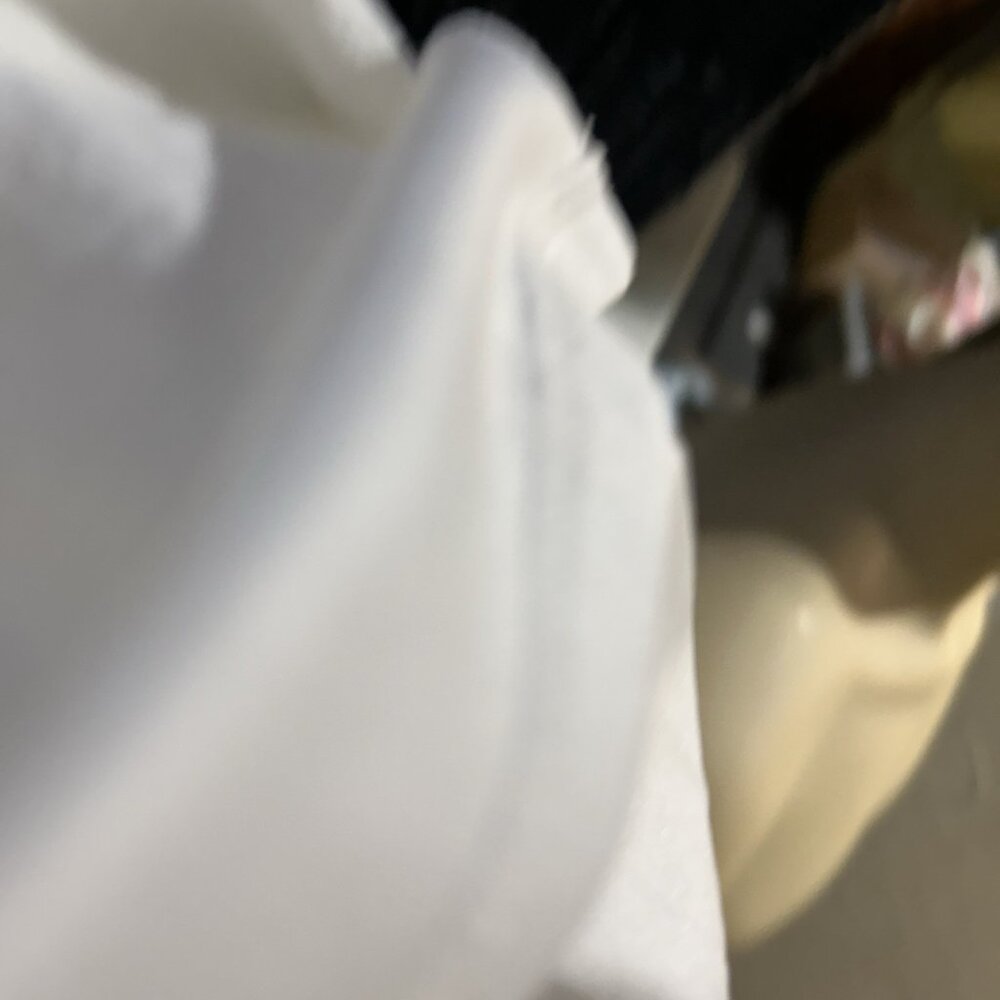 Tommy Hilfiger White Ruffle Fit Flair Sleeveless Shift Dress Biz Classic Prep - Picture 11 of 12